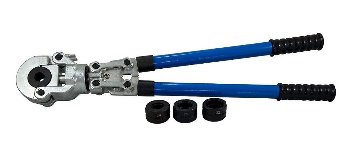 Alicate Prensa Manual Gás Pex  c/ Matrizes Amanco  16mm 20mm 26mm 32mm 